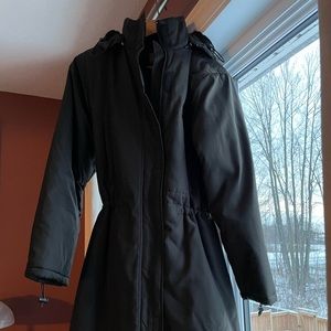 Black women’s winter jacket.